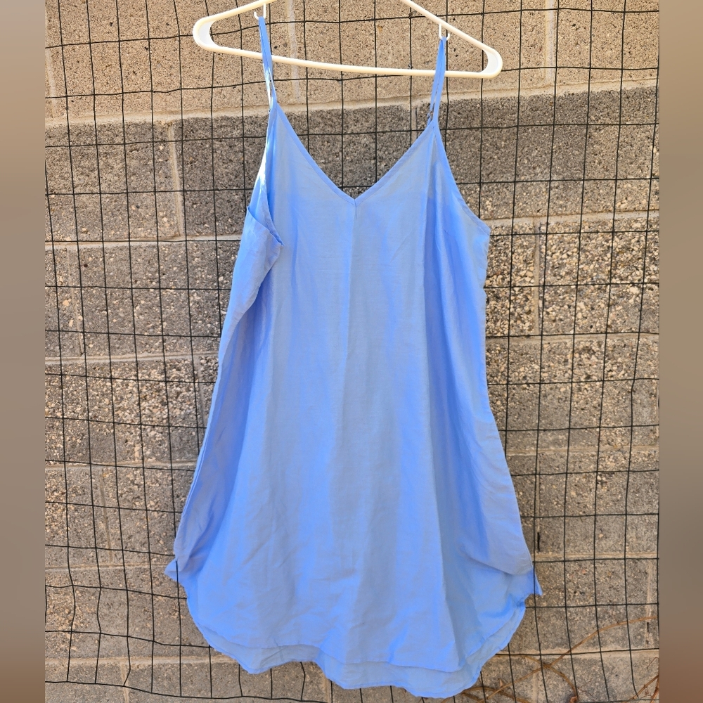 Sundance Azure Lace Detail Midi Dress And Slip with Pockets - Picture 9 of 11